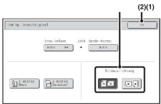 USB Sp. Scan/Original Scan-Ubase 100% Sende-Format Auto A4 Auto 2 acitig Duch 3 acitig Kaienost (2)(1) Bildesrichtung