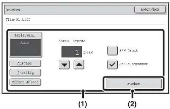 Drucken File-01.txt Abbrochen Fagierwah Auto Anzahl Drucke 1 S/W Druck ✓ Suite anpassen Ausgaben 2-seitig Offers Ablage Drucken (1) (2)