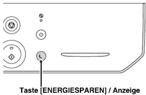 Taste [ENERGIESPAREN] / Anzeige
