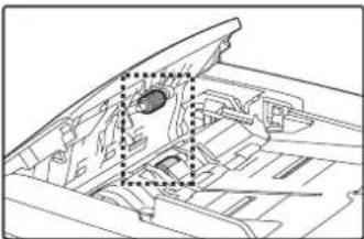 SHARP MX-M364N - REINIGUNG DER ORIGINALEINZUGSROLLE - 1