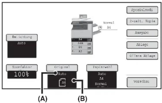 SHARP MX-M364N - Beispiel für Basisbildschirm - 1