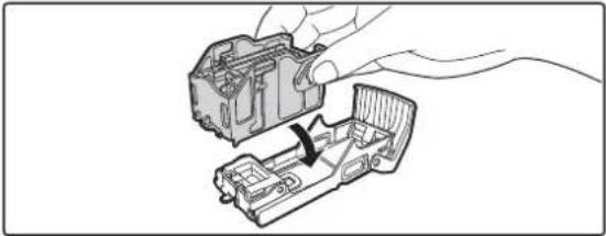 SHARP MX-M364N - Auswechseln der Heftklammernpatrone - 5