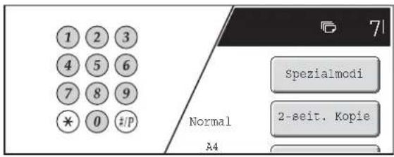 1 2 3 4 5 6 7 8 9 * 0 #/P Normal A4 Spezialmodi 2-seit. Kopie 7