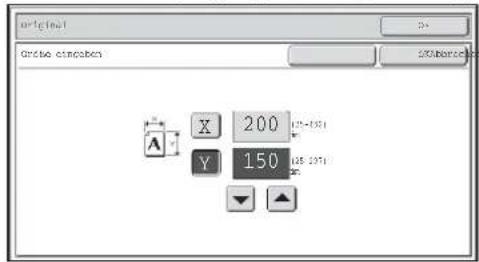 SHARP MX-M364N - -2 Geben Sie das Originalformat ein. - 1
