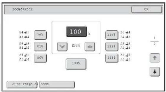 ZoomFactor CX B4 B5 A3 A4 D5 A5 B4 A4 A4 A4 A3 A4 70% 82% 86% 100% Zoom 119% B5 B4 A4 B3 122% A5 B5 A4 B4 141% B5 B4 A4 B3 Auto - Image X3 Zoom 1 2