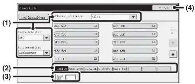 Adressakbench New addressScreen Address installiert Alles (1) Index-Schalter ABC ShorterAuftrag auclumser AAA AAA FCC CCC FRC FPR FPG USB TTT TT 808.388 100.000 777.897 kath code 807.517 (2) Subtract: NCDU SPB, KULI, HAPF, QASIV, WAXZ etc. (3)