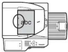 SHARP MX-M464N - Ausrichtung des eingelegten Originals (für die Funktionen "Hefter/Sortier." und "Lochung") - 5