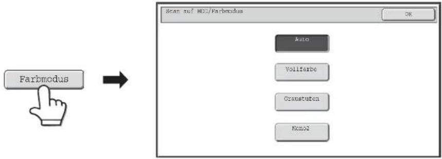 Farbmodus Scan auf HCC/Parbmodus Auto Vollfarbe Granatuten Mono2