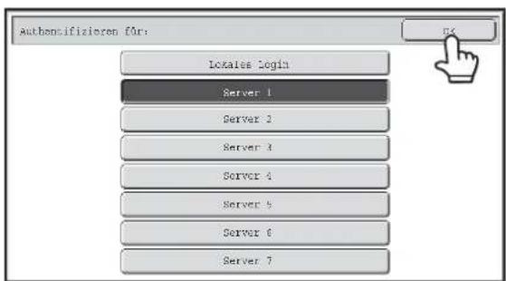 Authenticifizieren für: Lokaisi Login Server 1 Server 2 Server 3 Server 4 Server 5 Server 6 Server 7