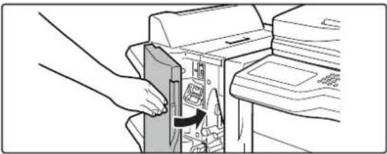 SHARP MX-M464N - Ersetzen der Heftklammernpatrone (Sattelheftungseinheit) - 8