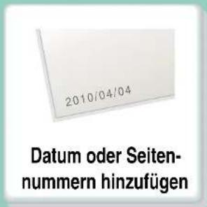 2010/04/04 Datum oder Seiten- nummern hinzufügen