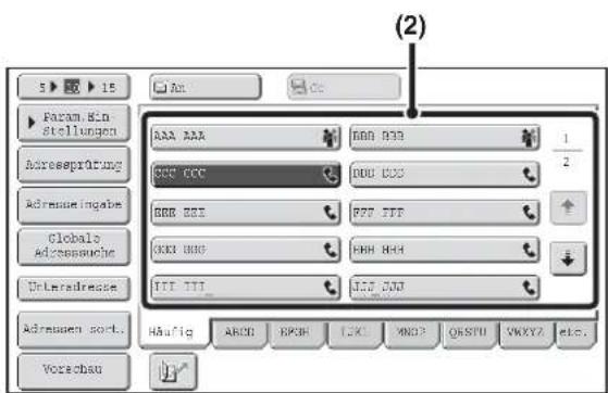 5 ▶ 15 Param. Ein stellungen Adressprüfung Adreunstiegabe Globals Adressanche Unteradresse Adressen sort... Vorschau AAA AAA 000 939 1 2 CCC CCC 000 000 000 000 PPT PTP KKR KRR RHH RHH ITT ITT AUST 007 Häufig ABCB EPCB ICKI MNCB QRSU VKXYZ etc.