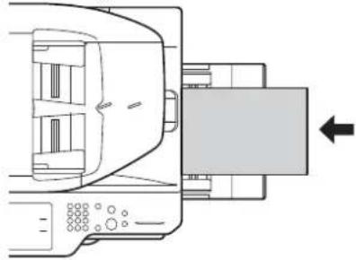 SHARP MX-M464N - - 3 Legen Sie das Papier in den manuellen Einzug ein. - 1
