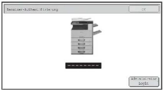 Renutzer-Authenticifizierung OK Administrator Login