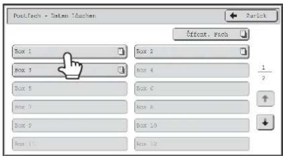 PostFach - Detan Tochen Zurich Offset, Fach Box 1 Box 2 Box 3 Box 4 1/2 Box 5 Box 6 Box 7 Box 8 Box 9 Box 10 Box 11 Box 12
