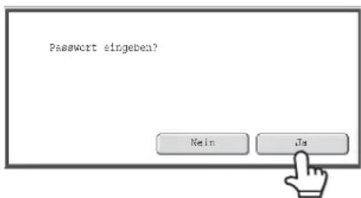 Password eingeben? Mein Ja