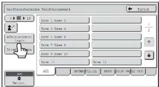 Gerätesontemodus Denutzerauswalt Zurück Name 1 Name 2 Name 1 Name 4 Name 5 Name 8 Name 7 Name 8 Name 9 Name 10 Name 11 Name 12 All BFCMAECLUXL MNGP QRSU VANIZO CTO