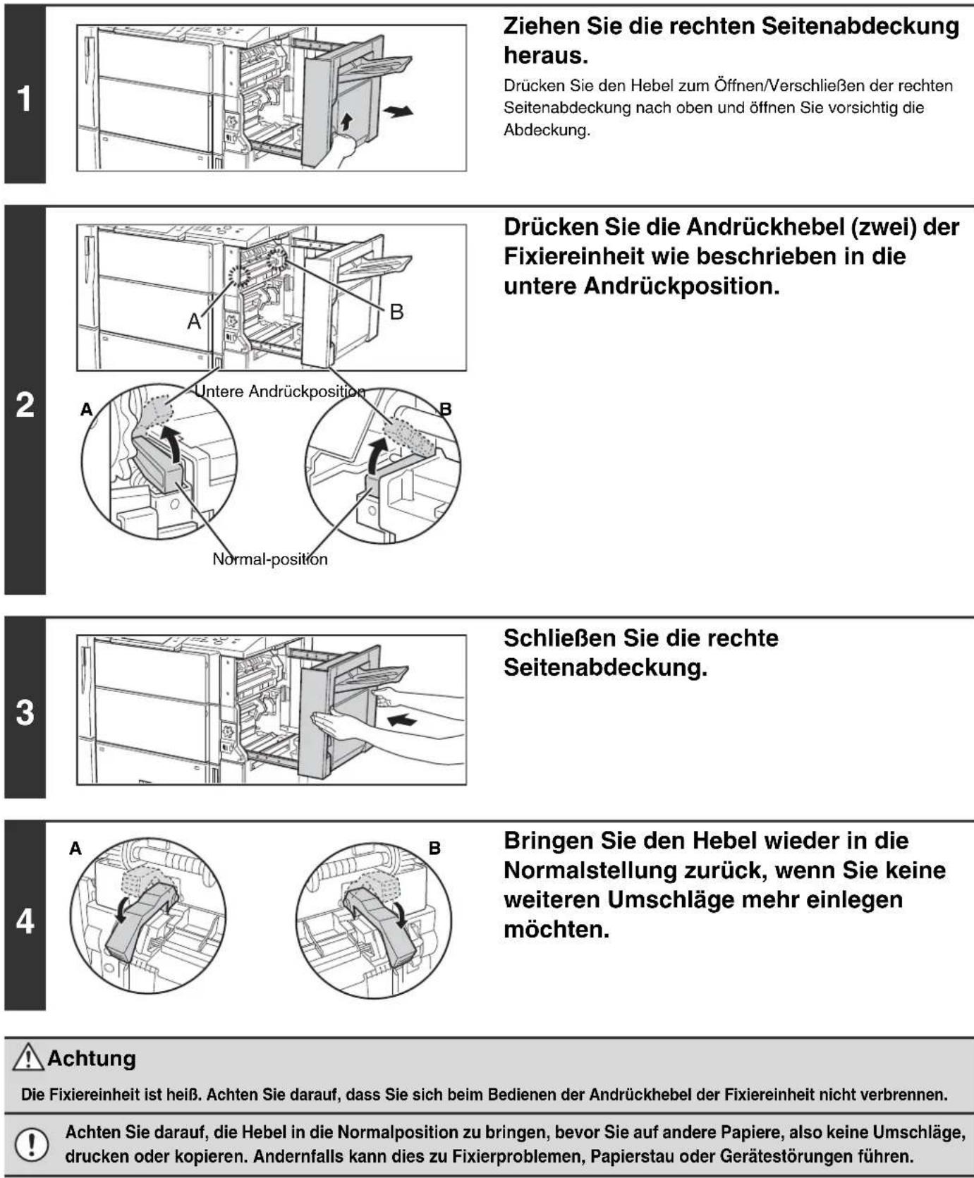 SHARP MX-M464N - Andrückhebel an der Fixiereinheit - 1