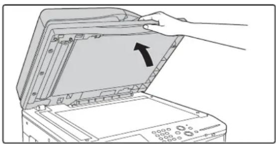 SHARP MX-M464N - EINLEGEN DES ORIGINALS AUF DEM VORLAGENGLAS - 1
