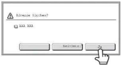 Adressee löschen? AAA AAA KreinDelta Ja