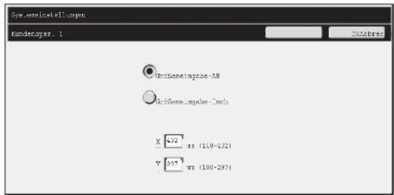Systemsetstellungen Kinderopez, 1 Ortobenetragabe-AB Ortobenetragabe-Emb X: 432 px (100-232) Y: 297 px (100-297)