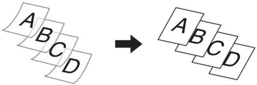 A B C D → A B C D