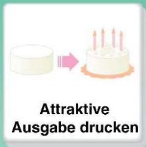 Attraktive Ausgabe drucken