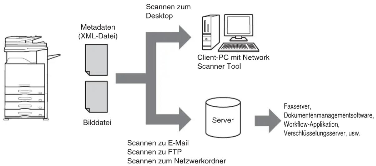 SHARP MX-M464N - METADATEN-VERSAND (Dateneingabe) - 1