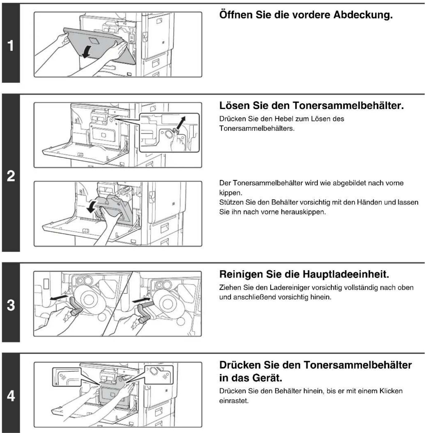SHARP MX-M464N - REINIGEN DER HAUPTLADEEINHEIT DER PHOTOLEITERTROMMEL - 1