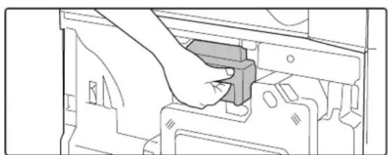 SHARP MX-M464N - Öffnen Sie die vordere Abdeckung. - 1