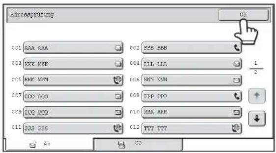 Adressprüfung CX 001 AAA AAA C02 SSS BBB 002 XXX KKK C04 LLL LLL 1/2 003 MNV KVM C06 NRCY YNN 007 QCO QOO C08 FDD DDO 009 QQQ QQQ C10 MAX RKR 011 SSS SSS C12 TTT TTT An Co