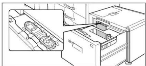 SHARP MX-M623U - Sichern Sie die Papierführung. - 1