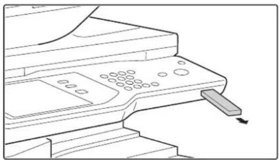 SHARP MX-M623U - Abbrechen des Druckvorgangs... - 1