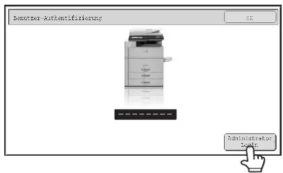 Benutzer-Authentifizierung OK Administrator Icon