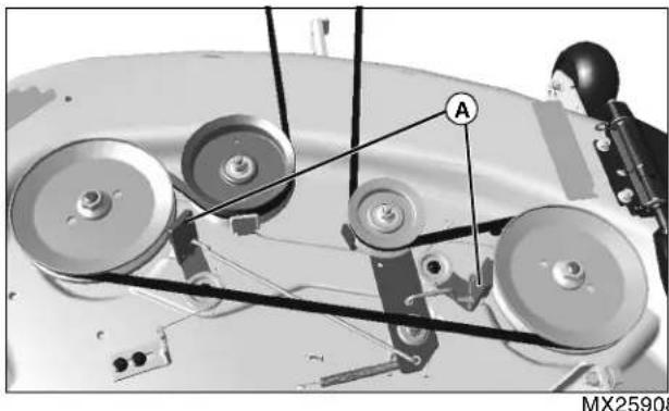SABO 107H - Mähspindelbremsen einstellen – Modell 107S - 2