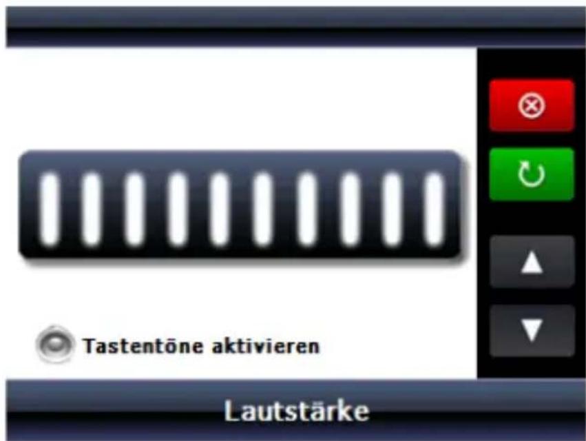 Tastentöne aktivieren Lautstärke