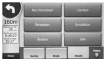 160m Neu berechnen Löschen Reseplan Simulation Andem Info Suche Einst. Route Mensi