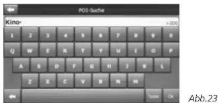 AEG CS NAV 430 TS - POI suchen - 1
