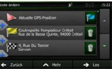 route ändern Aktuelle GPS-Position Coutrepaille Pompadour Créteil Rue de la Basse Quinte, 94000 Créteil 4, Rue Du Terroir Servion Zurück Mehr Los