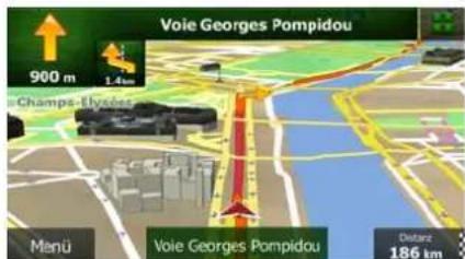 Voie Georges Pompidou 900 m 1.4km Champs-Elysées Manü Voie Georges Pompidou Dolanz 186 km