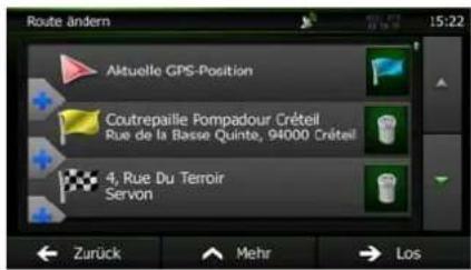 Route ändern Aktuelle GPS-Position Coutrepaille Pompadour Créteil Rue de la Basse Quinte, 94000 Créteil 4, Rue Du Terroir Servon Zurück Mehr Los