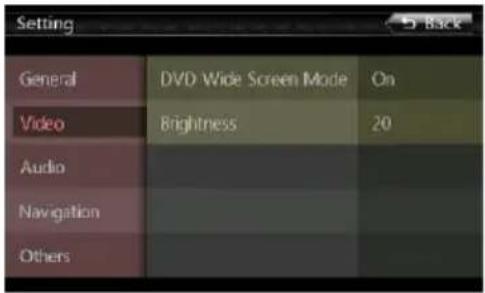 CLARION NP402E - DVD-Einrichtungsmenü auswählen - 1