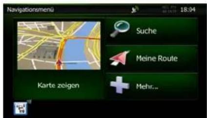 Navigationsmenu Suche Meine Route Karte zeigen Mehr...