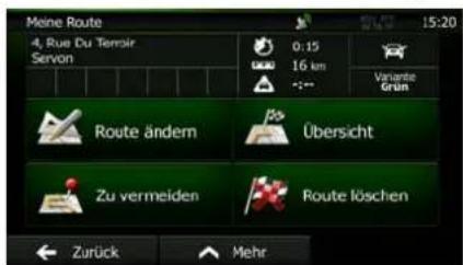 Mene Route 4, Rue Du Temoir Servon 0:15 16 km Variante Grün Route ändern Übersicht Zu vermeiden Route löschen Zurück Mehr