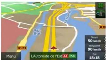 Petit Bras D123 L'Autoroute de l'Est A4 E50 Tempo 50 km/h Tempuist 90 km/h 2nd 18:18 D40