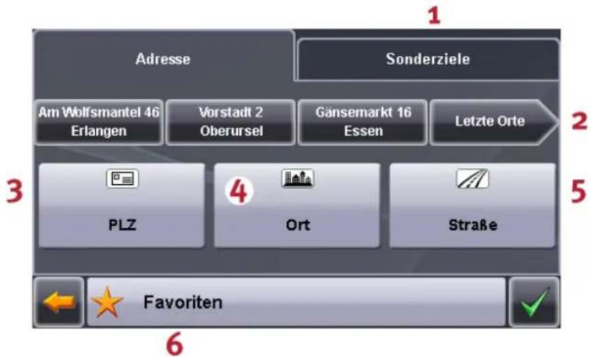 1 Adresse Sonderziele Am Wolfsmantel 46 Erlangen Vorstadt 2 Oberursel Gänsemarkt 16 Essen Letzte Orte 2 3 PLZ 4 Ort Straße 5 6 Favorite