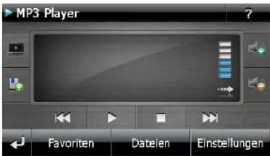 MP3 Player Favorites Dateien Einstellungen