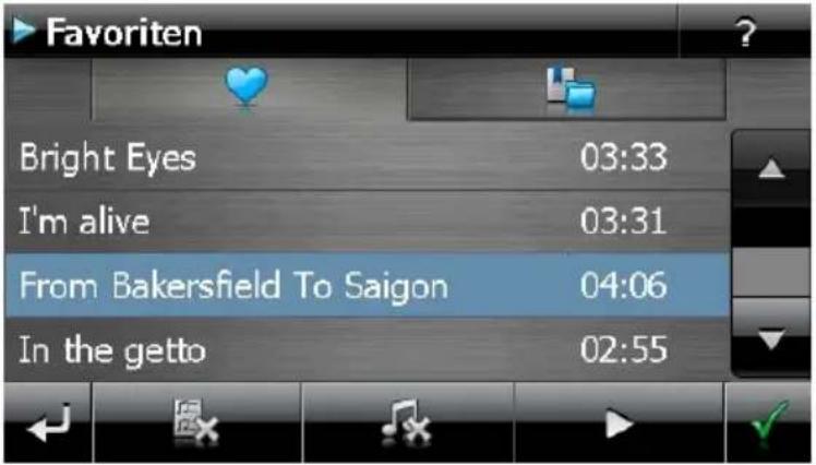 MEDION GoPal E4245 M20 (MD 97134) - Favoritenliste - 1