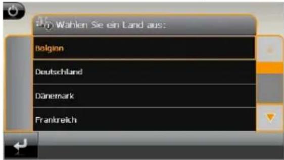 Wahlen Sie ein Land aus: Belgien Deutschland Dänemark Frankreich