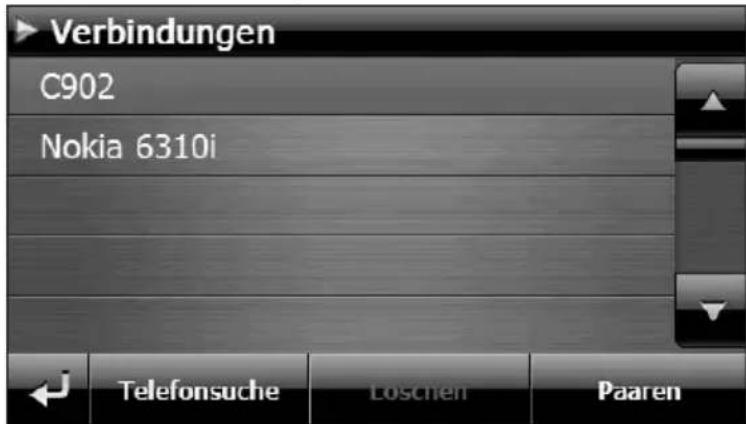 Verbindungen C902 Nokia 6310i Telefonsuche Loschen Paaren